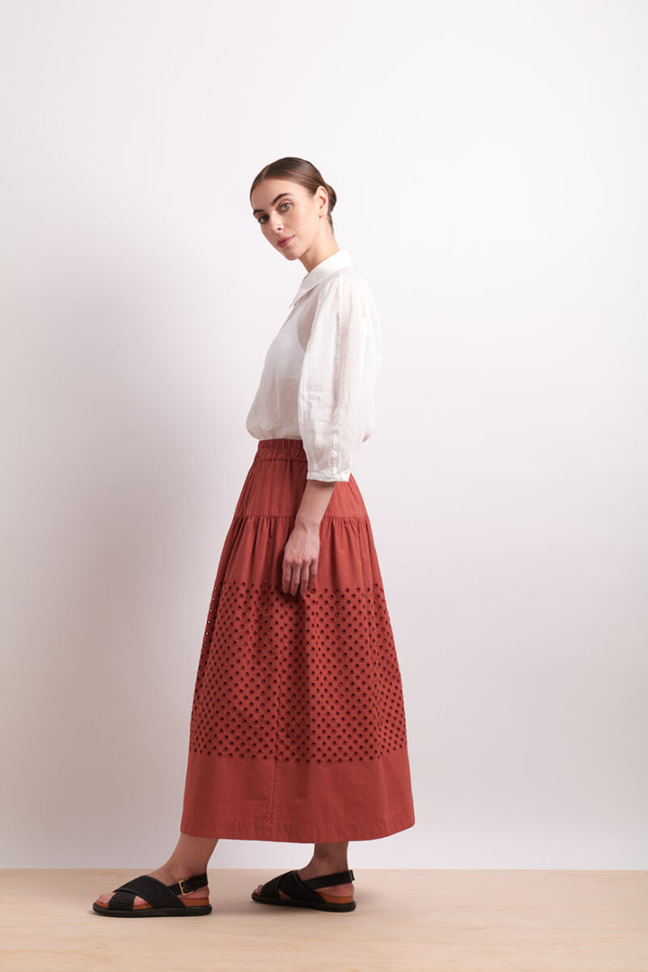 Pin Tuck Shirt - White