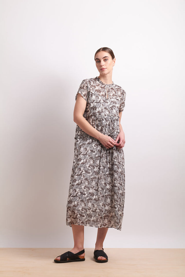 In Print Dress - Petal