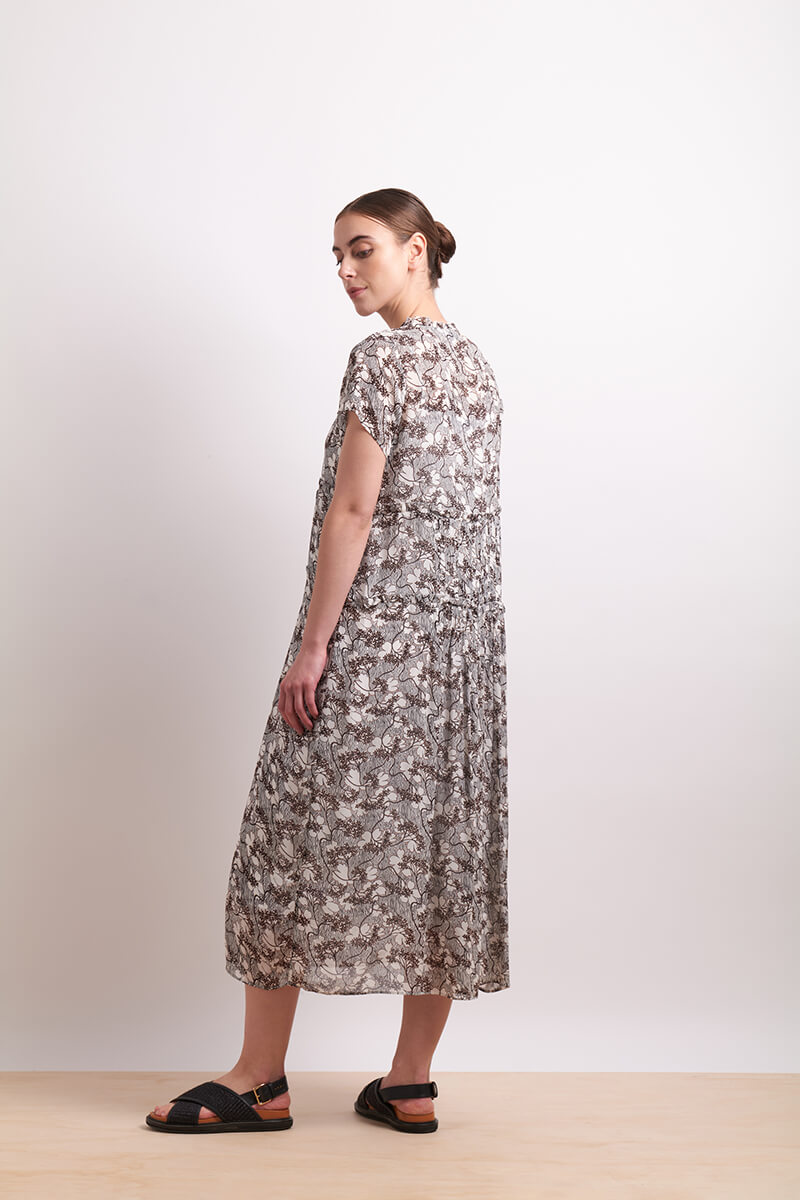 In Print Dress - Petal