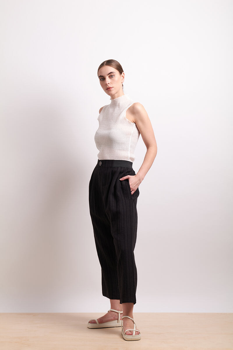 My Space Pant - Onyx Stripe