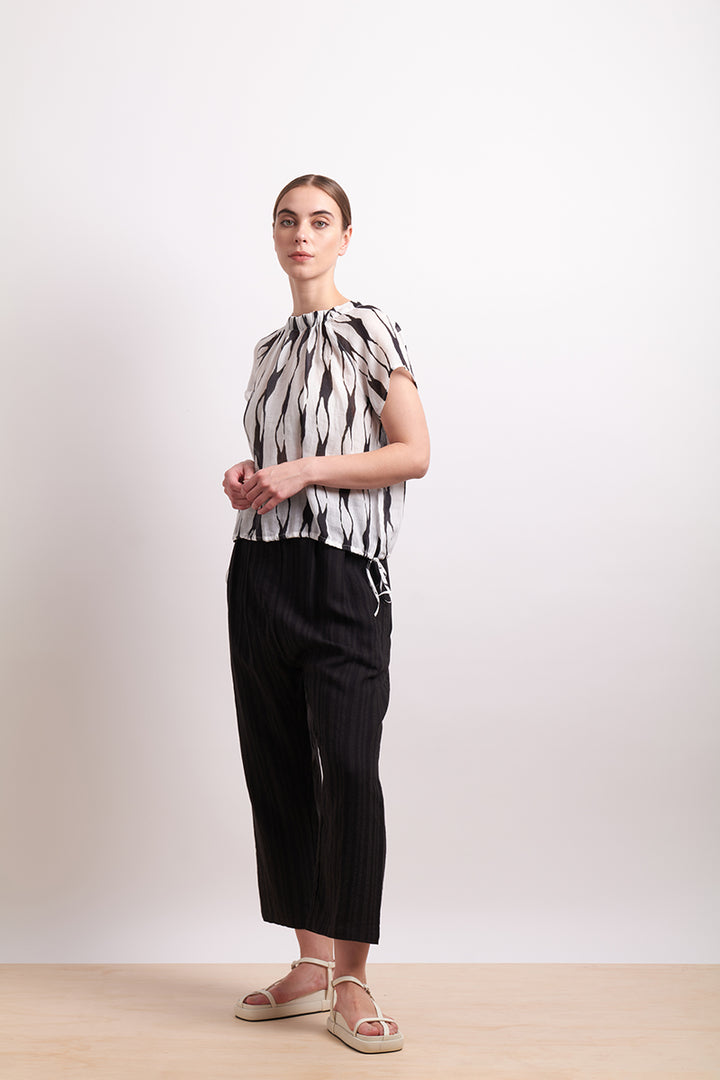 Soft Focus Top - Liquorice