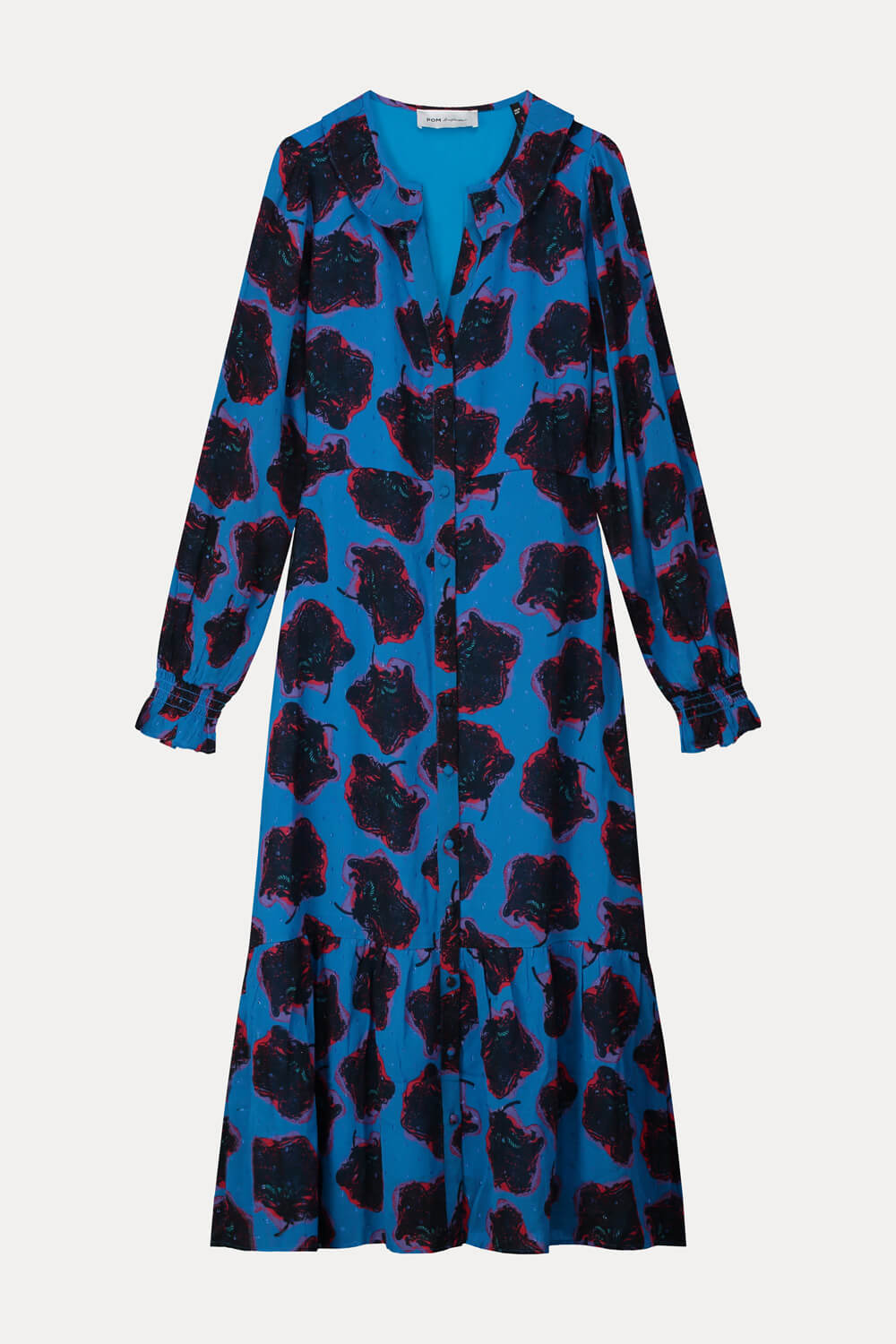 Flower Pop Dress - Blue Au14