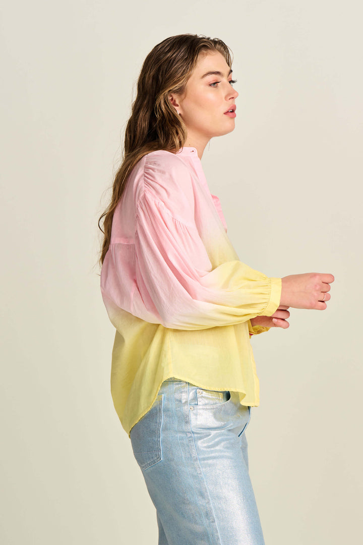 Blooming Pink Faded Shirt