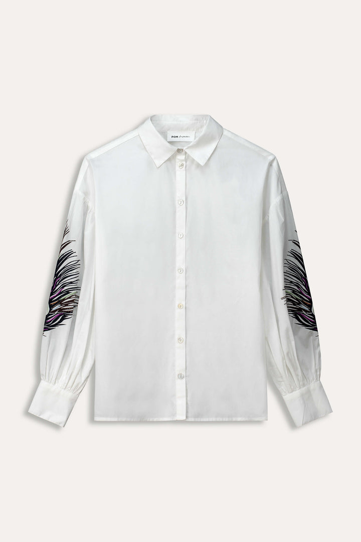 Maxime Feather Shirt Size 12