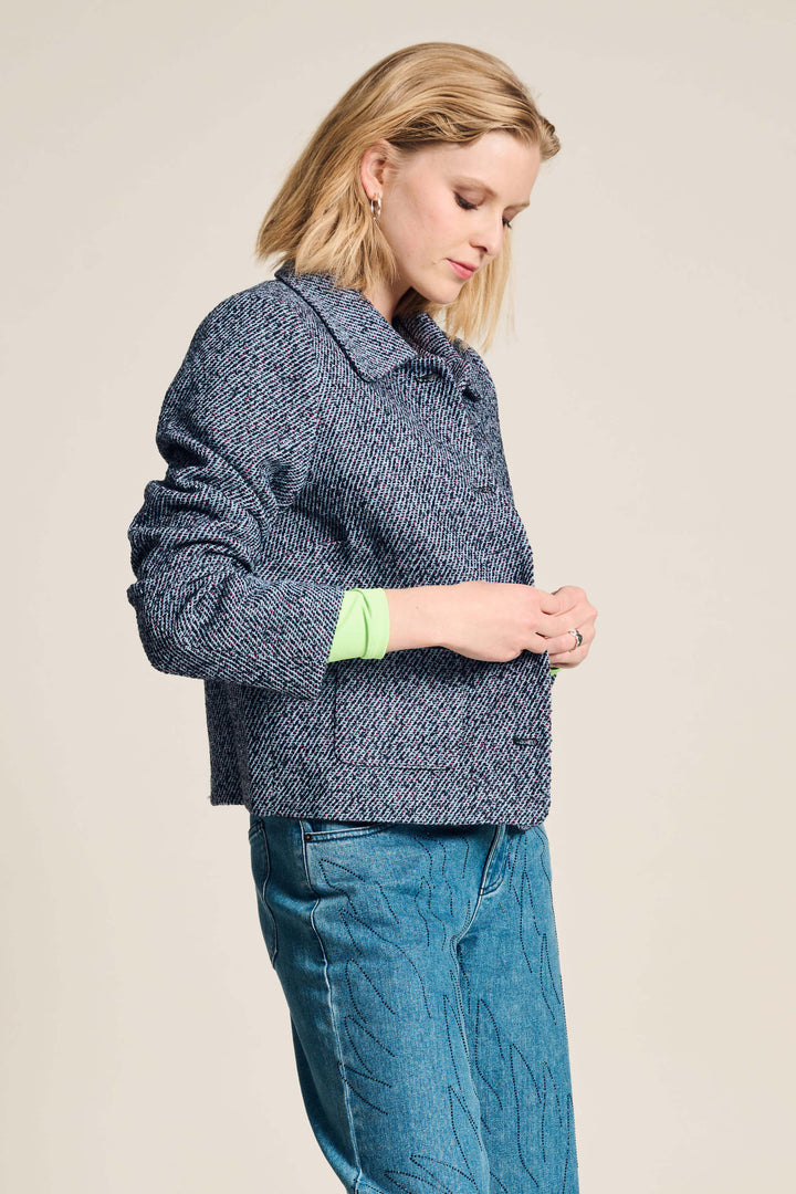Tweed Blue Jacket