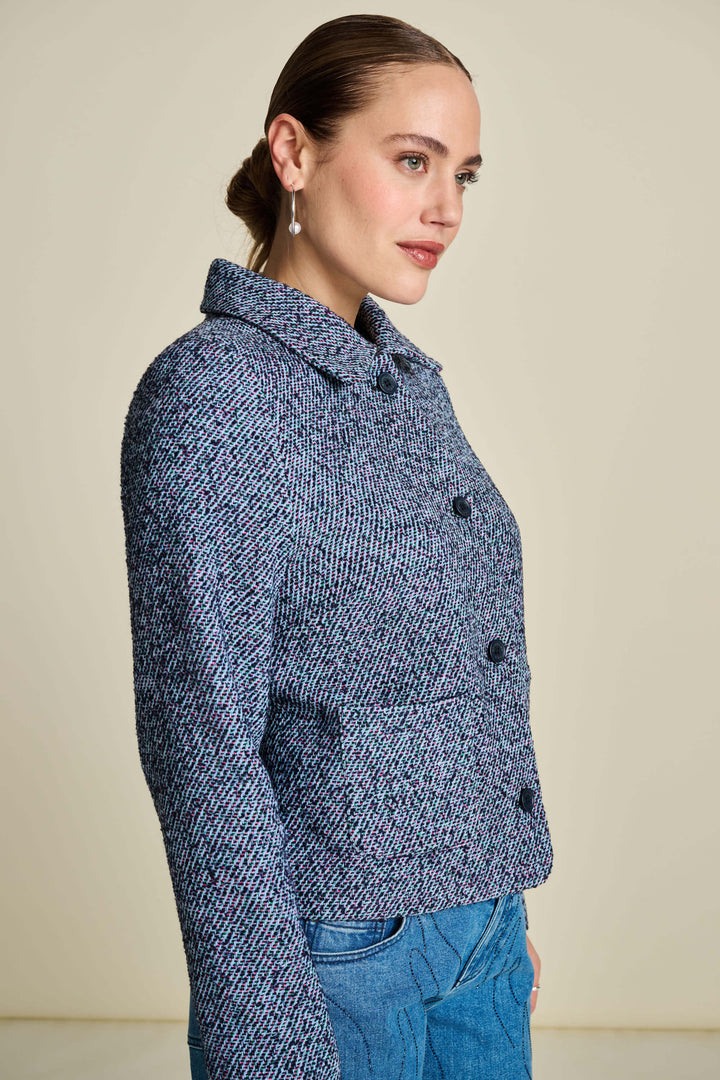 Tweed Blue Jacket