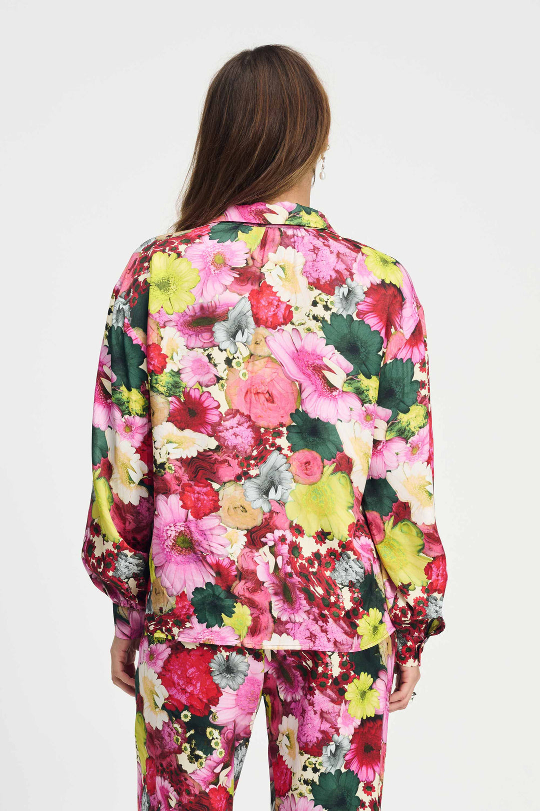 Satin Love Bouquet Blouse