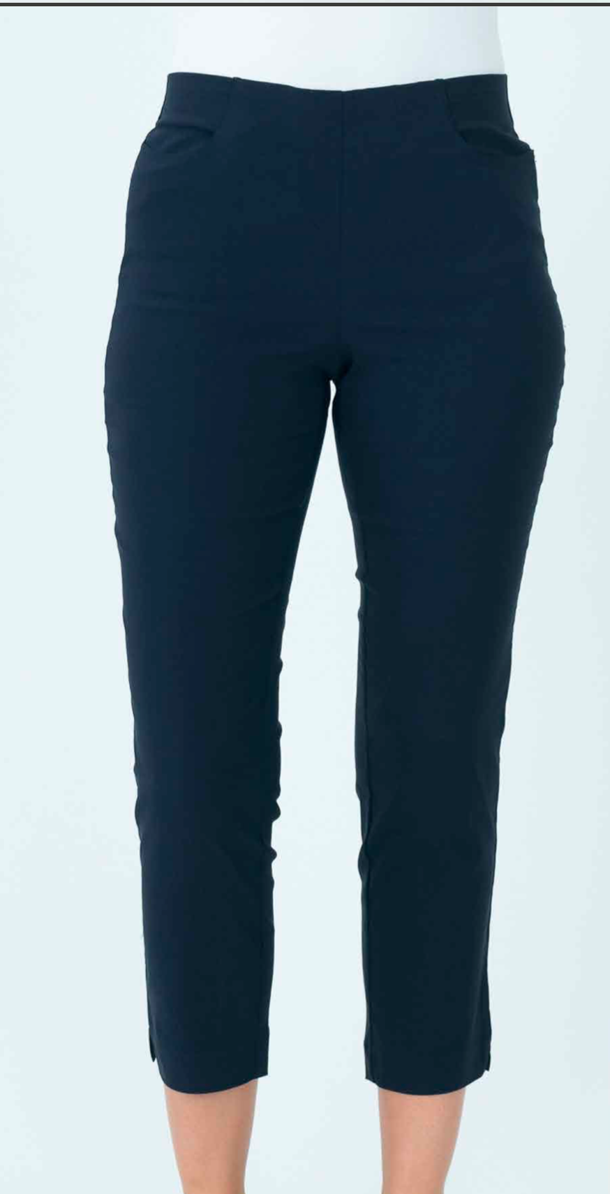 7/8 Pocket Pant Black/White Size 10/12