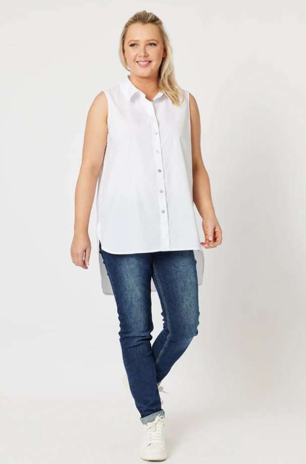 Jordan Sleeveless Shirt - White