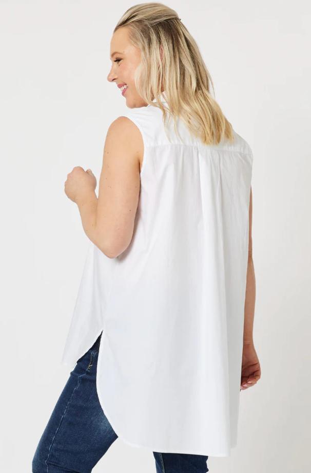 Jordan Sleeveless Shirt - White