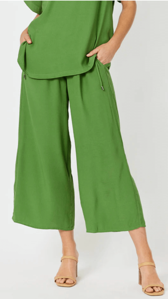 Louvre Luxe Pant - Green