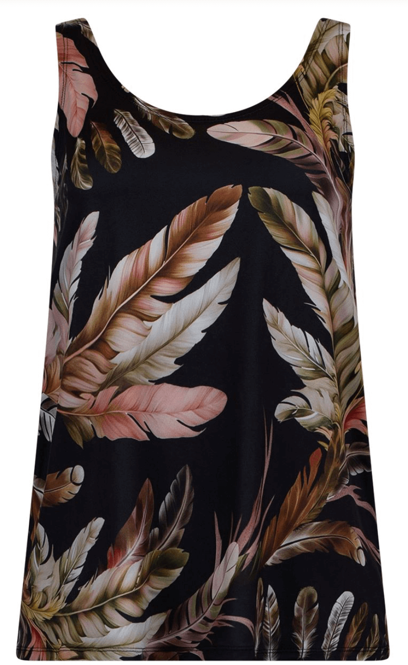 Featherington Blouse - Black Multi