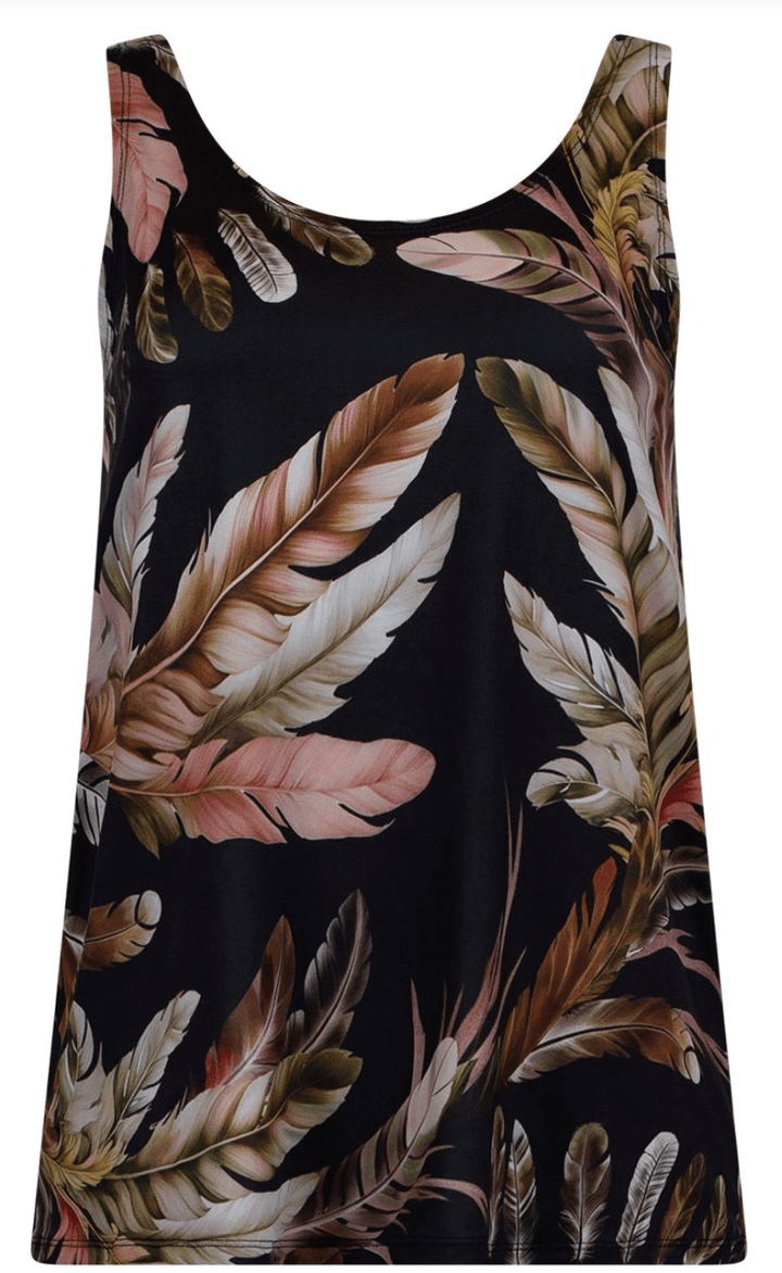 Featherington Blouse - Black Multi