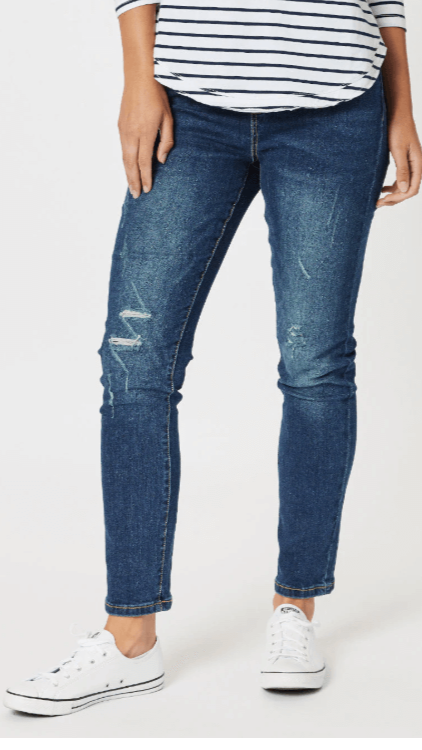 LA Stretch Pull On Jean - Dark Denim Size 10