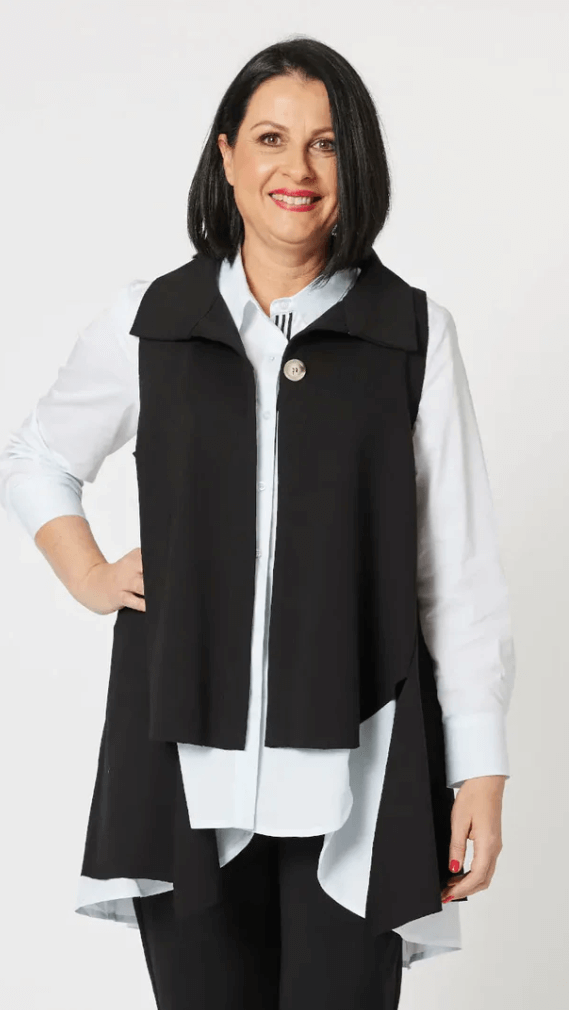 Kimmy Ponti Vest - Black