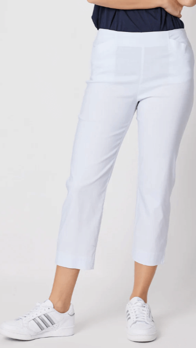 Zara Stretch Pant - White