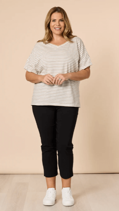 Zara Stretch Pant - Black