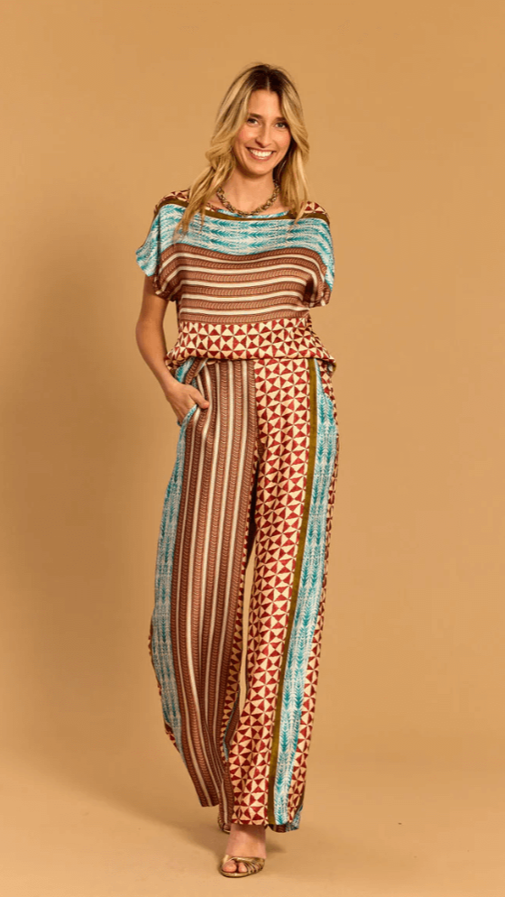 Zima Patch Print Pant