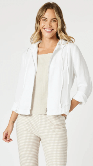 Lino Le Marais Jacket - White