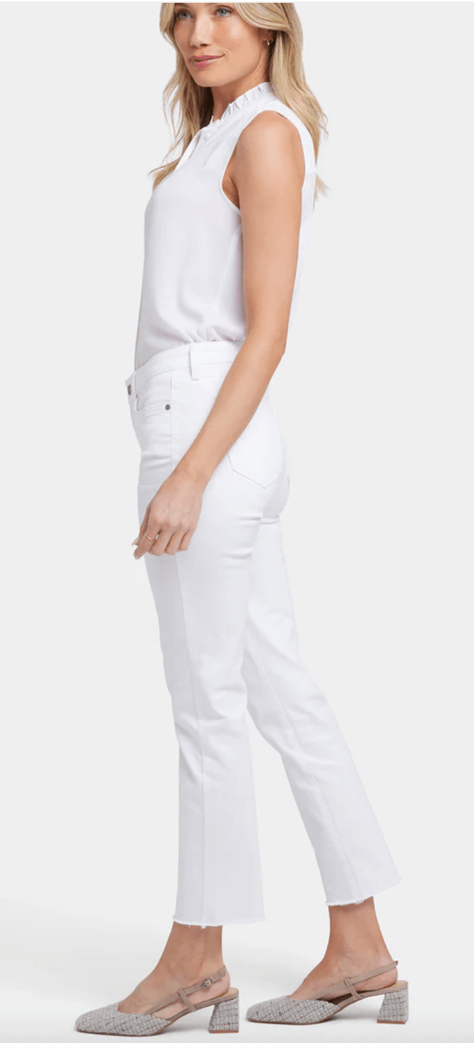 Sheri Slim Ankle Jeans - Optic White