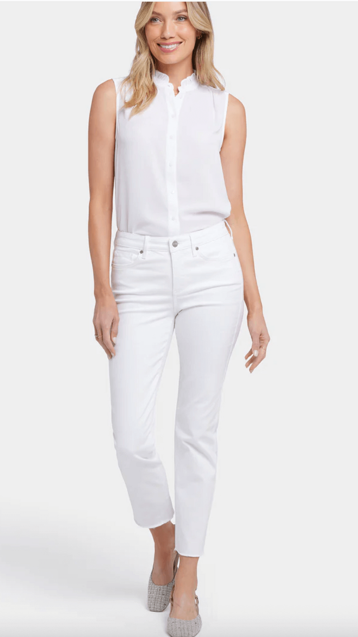 Sheri Slim Ankle Jeans - Optic White