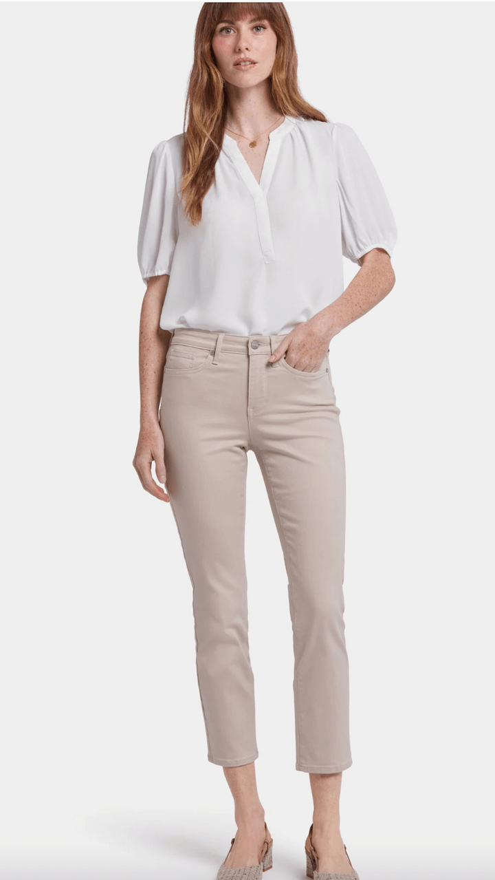 Sheri Slim Ankle Jeans - Feather