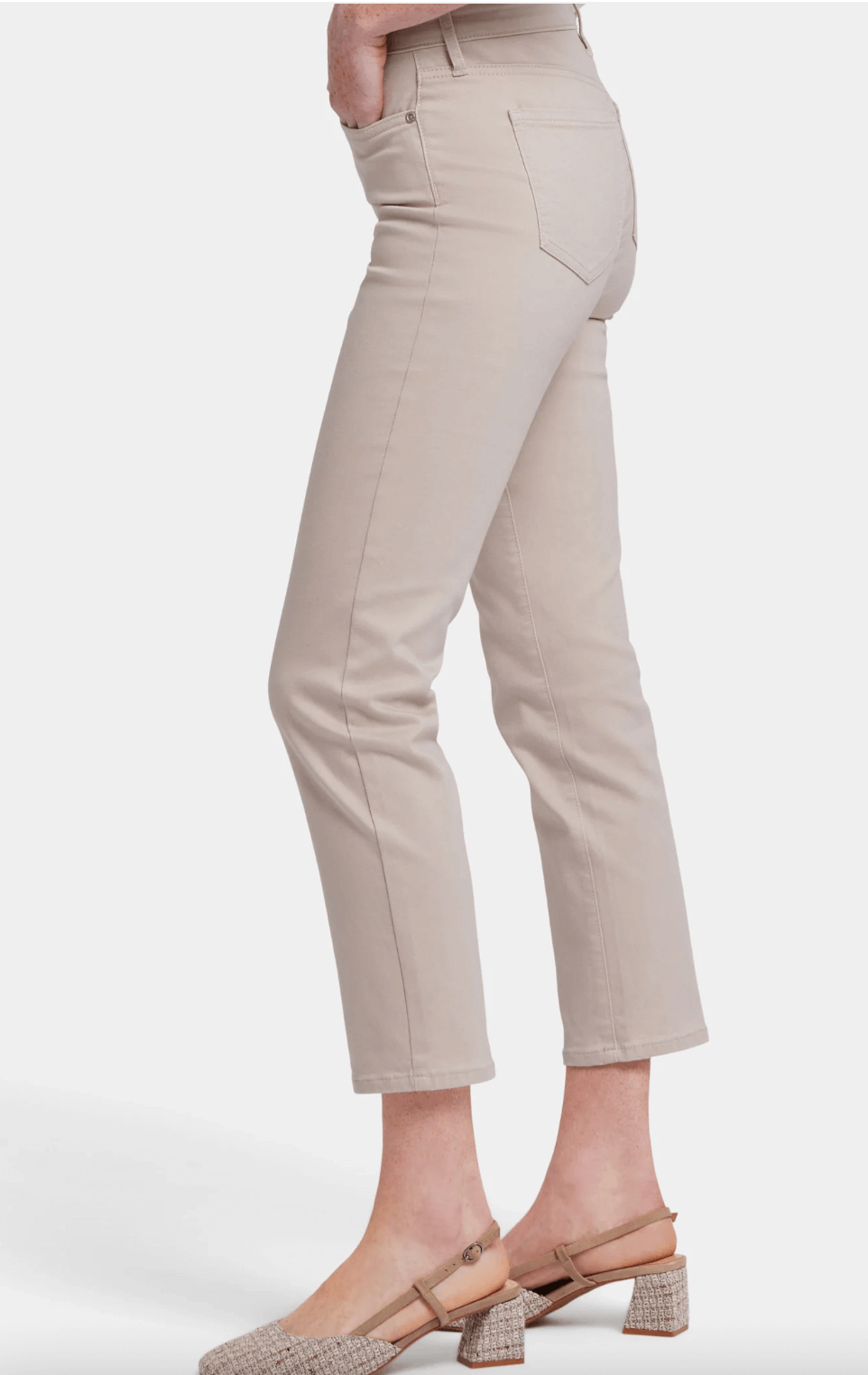 Sheri Slim Ankle Jeans - Feather