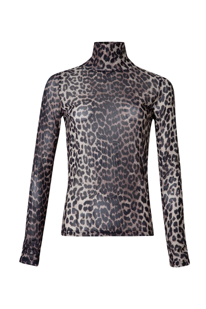 Neck Of The Woods Top - Leopard Size XS