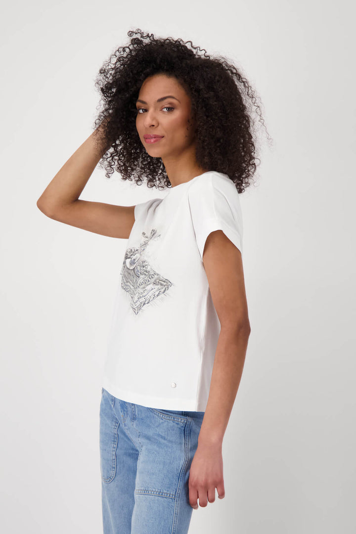 Cowboy Boots T-Shirt - Blue/White