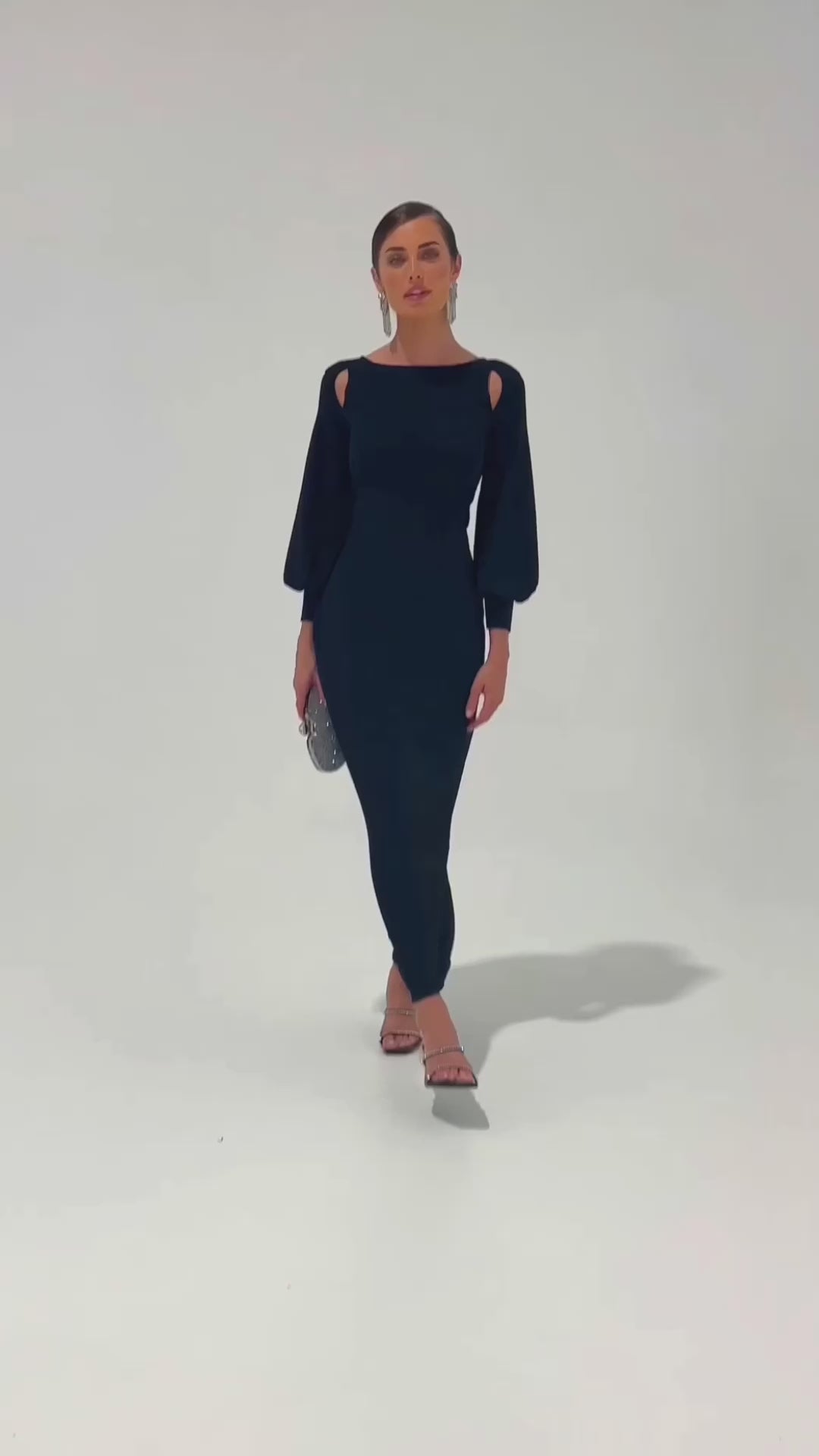 Orion Star Dress - Black Size 8