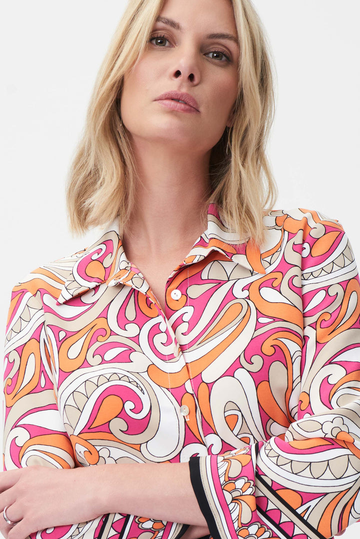 Heat Wave Blouse With Front Tie 232043 Size 8