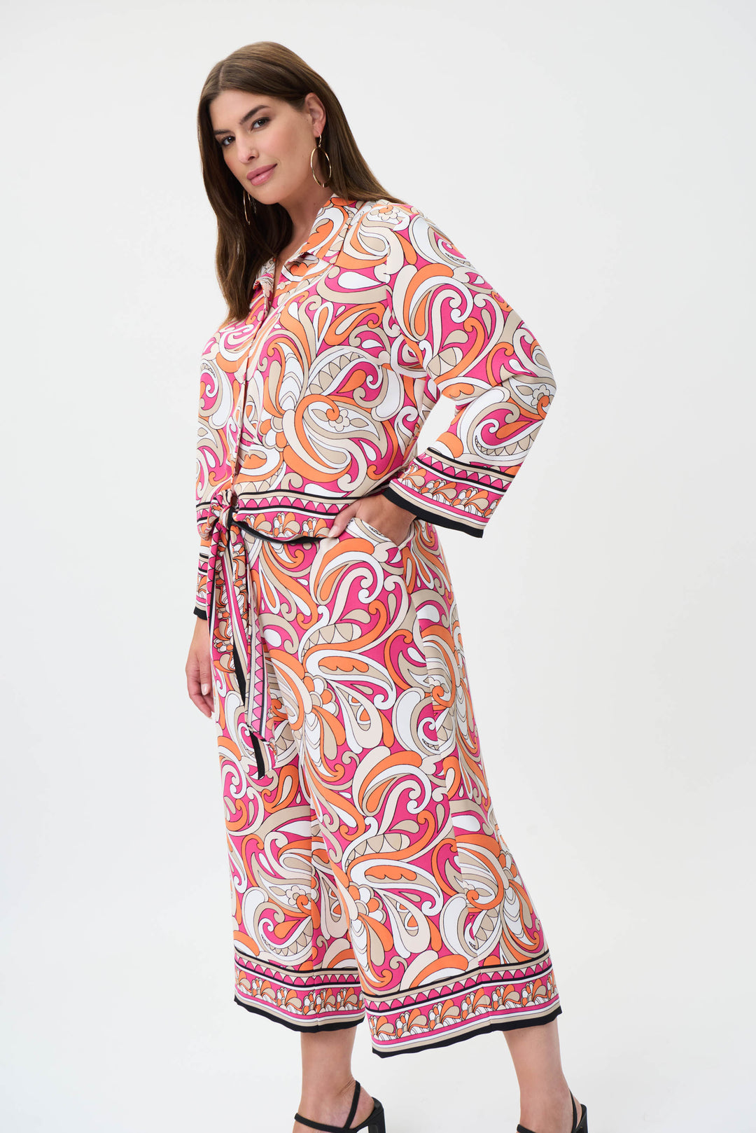 Heat Wave Blouse With Front Tie 232043 Size 8