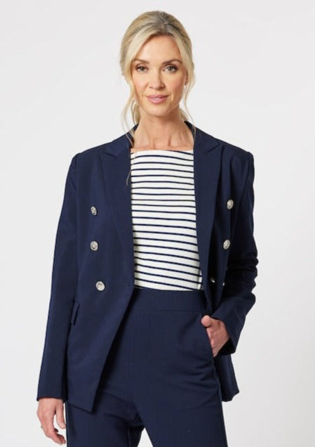 Lauren Blazer - Navy Au8
