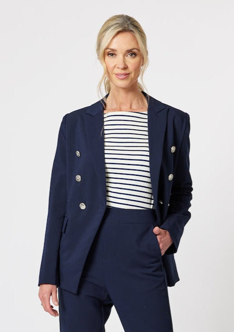 Lauren Blazer - Navy Au8