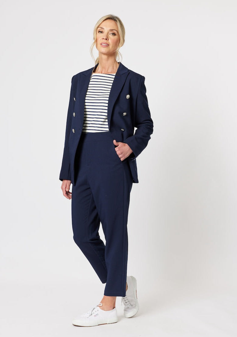 Lauren Blazer - Navy Au8