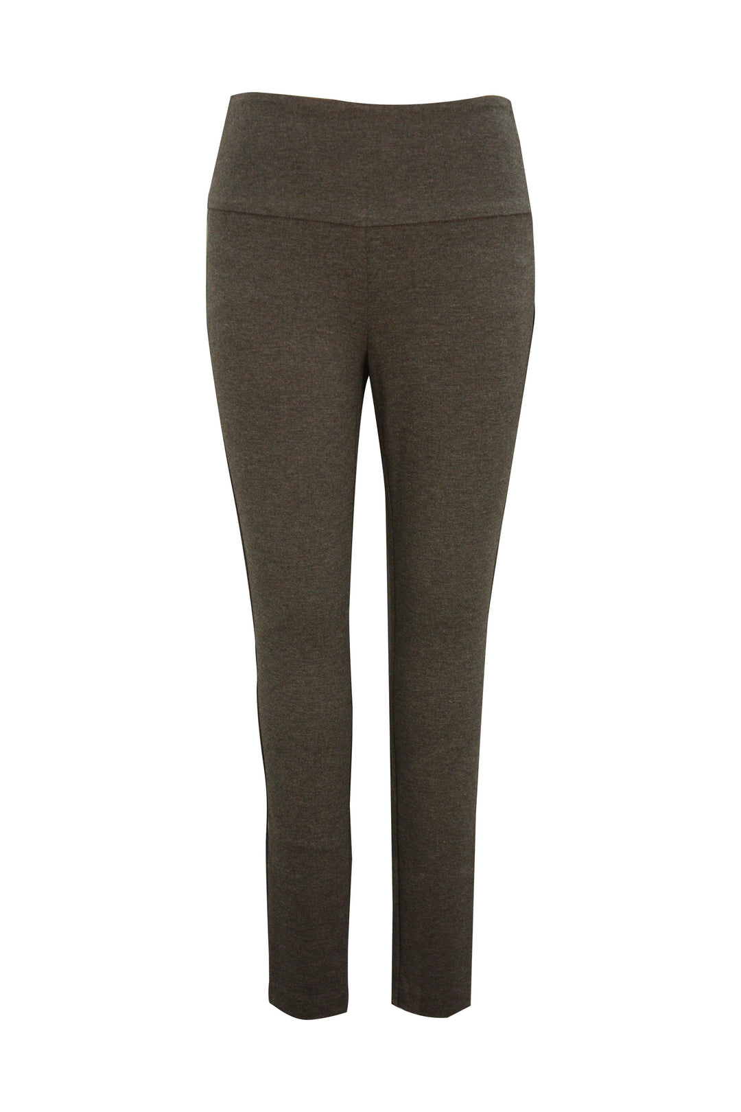 Pant - Ponte Illusion 28In Legging (Dark Charcoal) - The Wardrobe