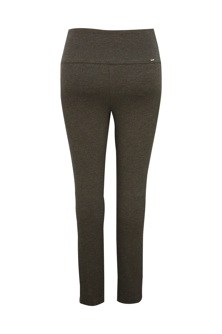 Pant - Ponte Illusion 28In Legging (Dark Charcoal) - The Wardrobe