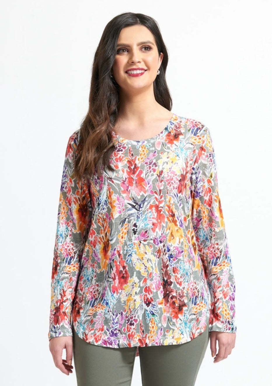 Get The Scoop Tee - Foxglove Size 8