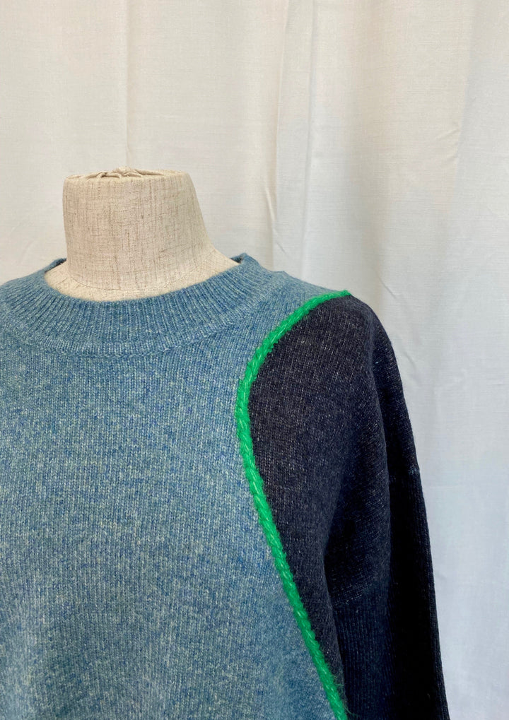 Pop & Roll Sweater - Pond Mix Size 10