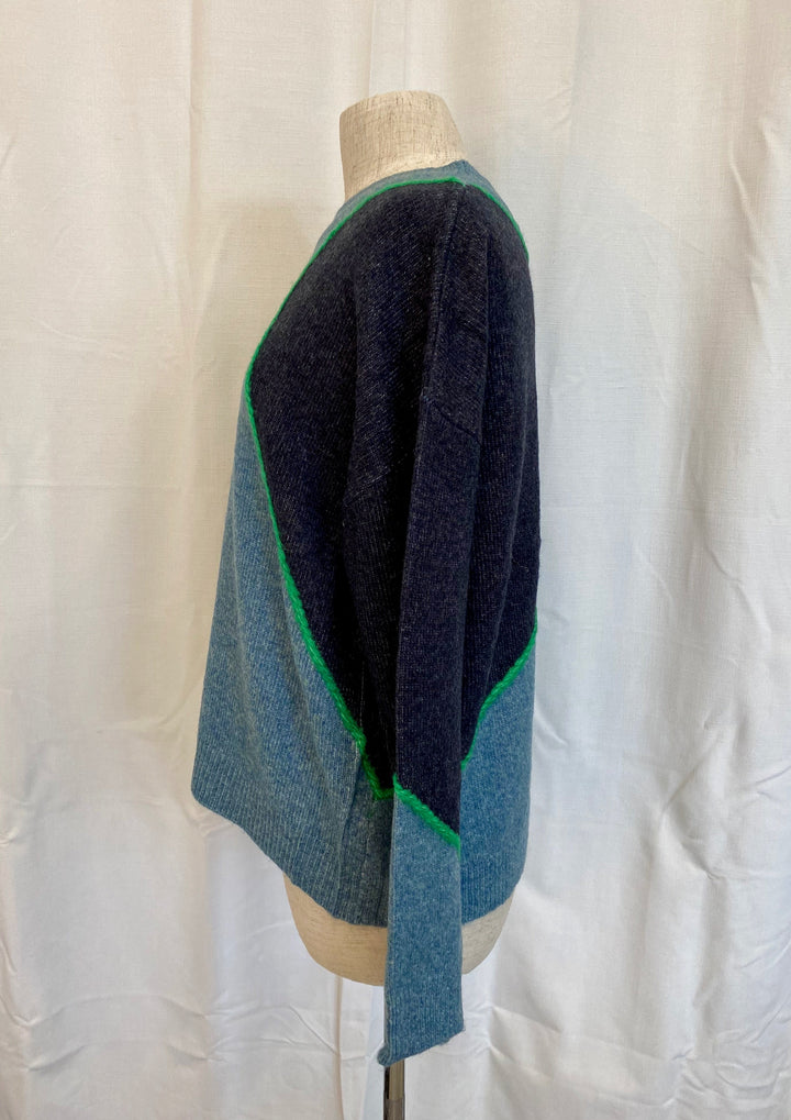 Pop & Roll Sweater - Pond Mix Size 10