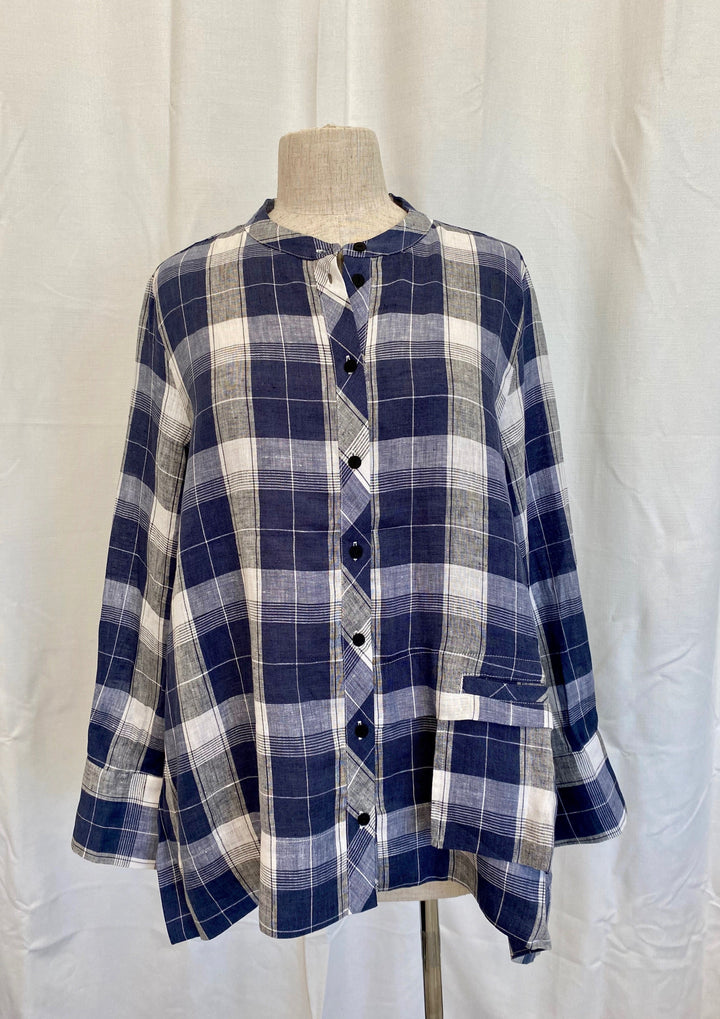 Take A Stand Shirt - Navy/White Size 12