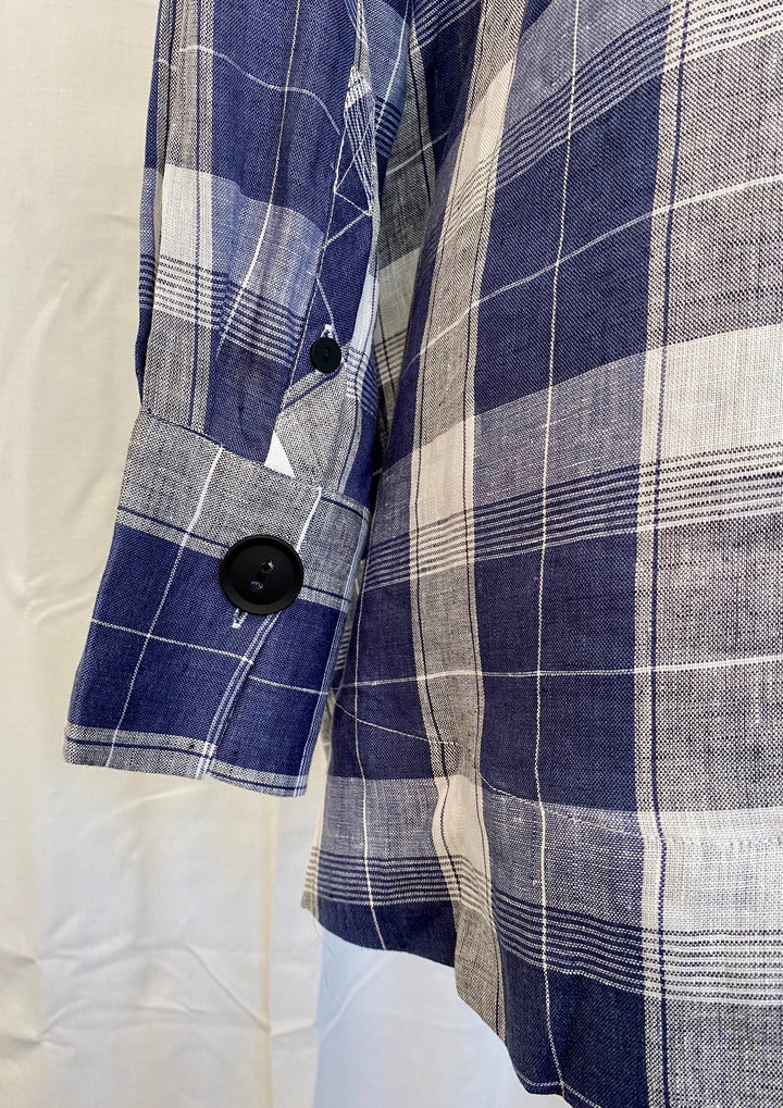 Take A Stand Shirt - Navy/White Size 12