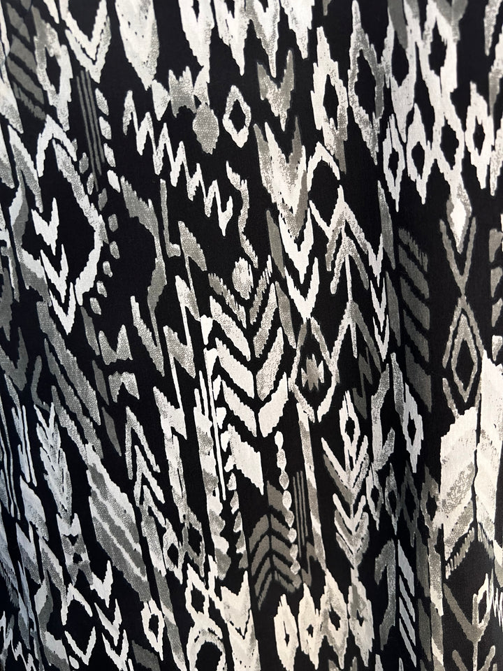 Long Slim Trapeze Pant - Dreamcatcher Mono Size 8