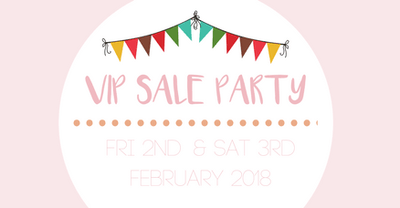 Annual VIP Sale Party!