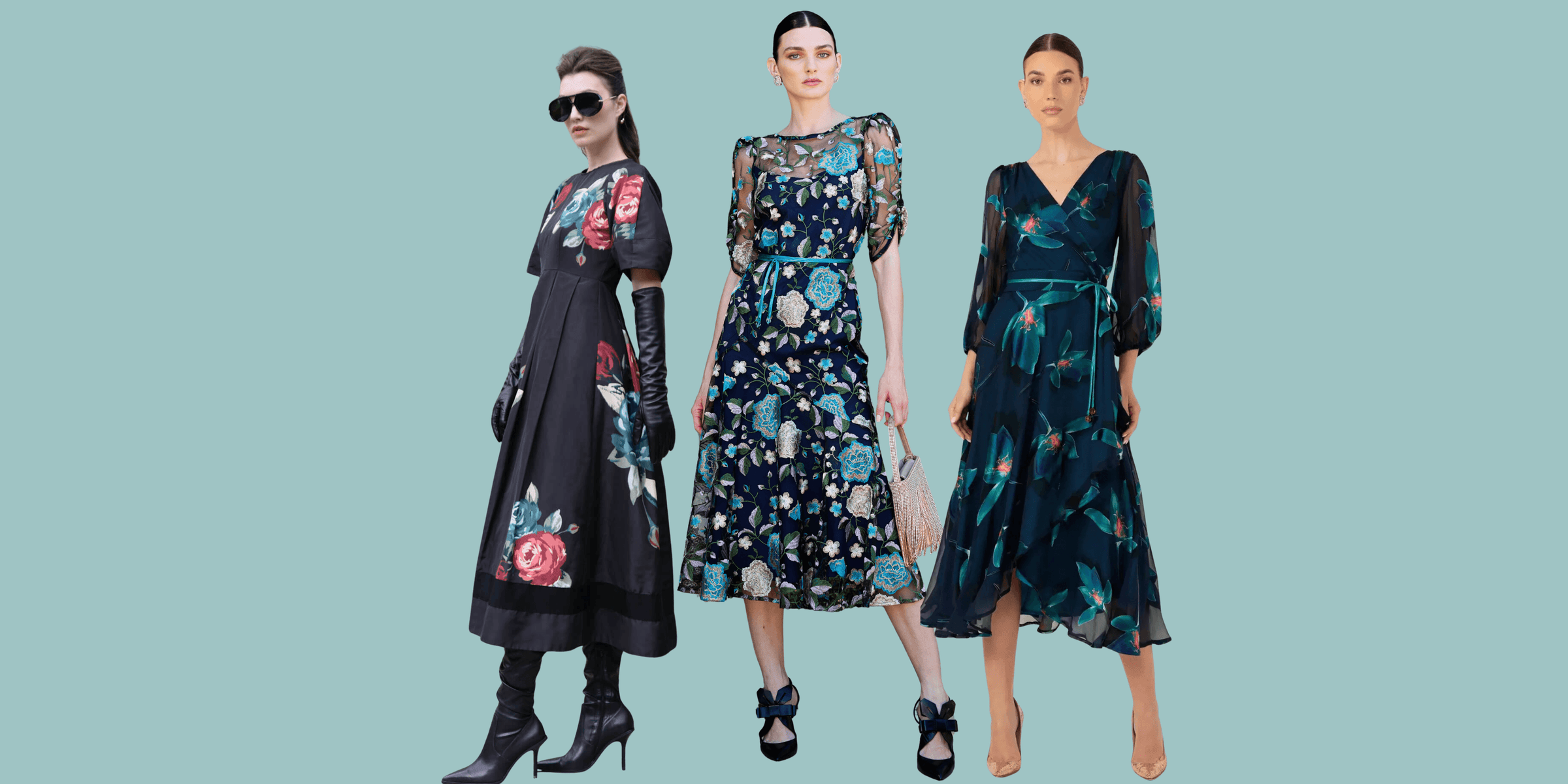 Image Banner For The Evening Wear Collection At The Wardrobe