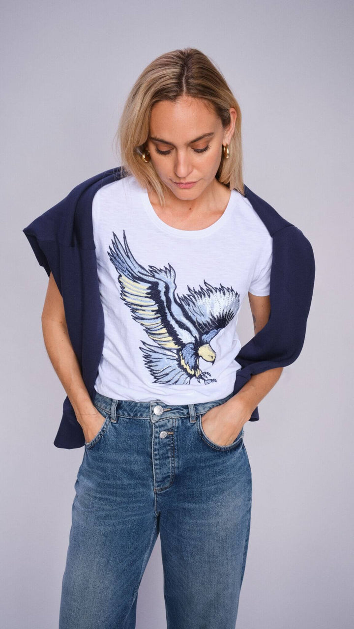 Rem Eagle Tee - White