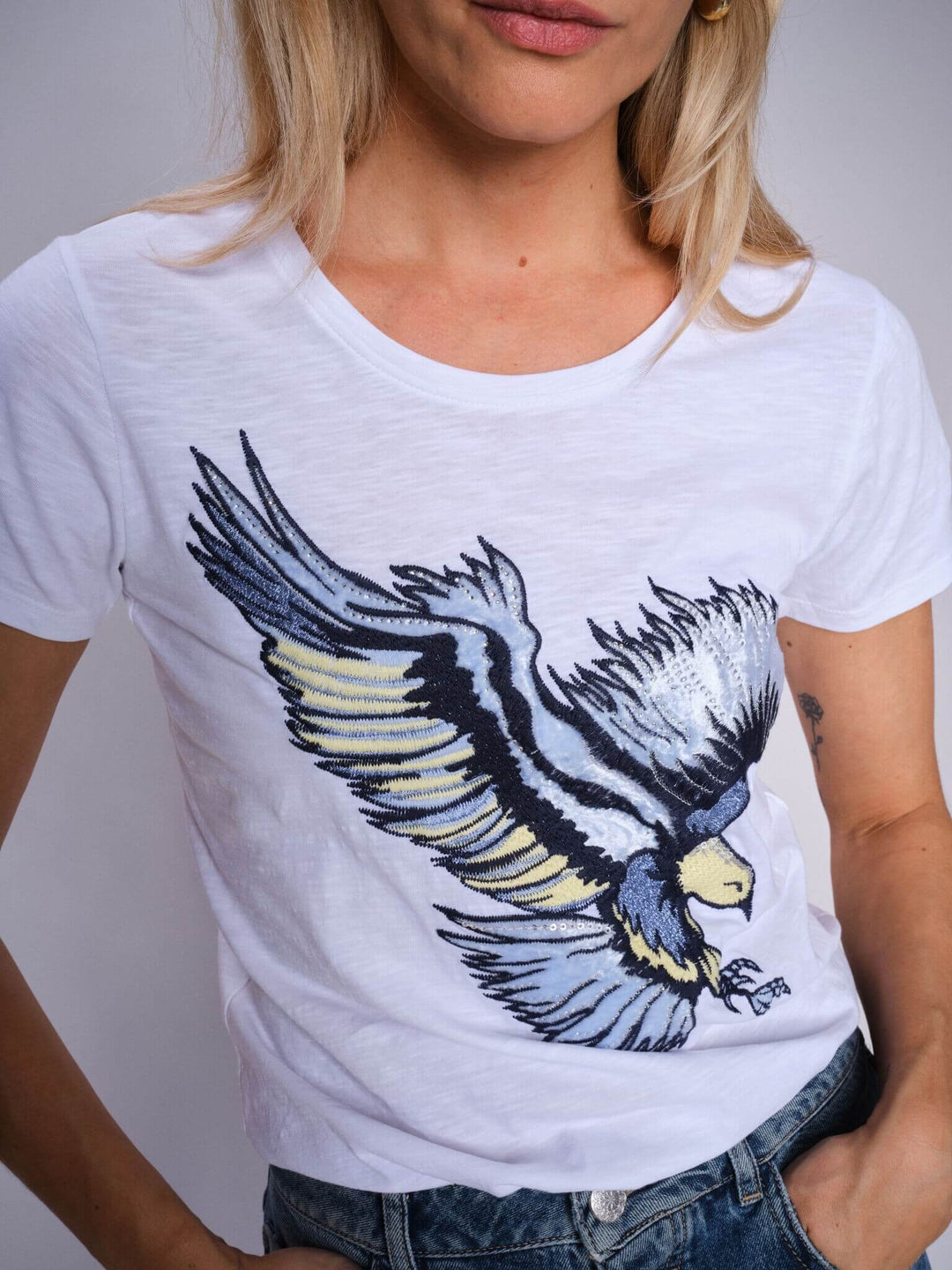 Rem Eagle Tee - White