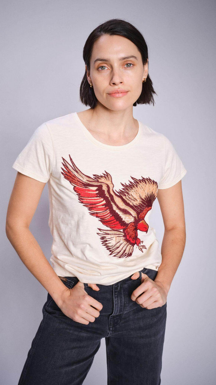 Rem Eagle Tee - Ecru