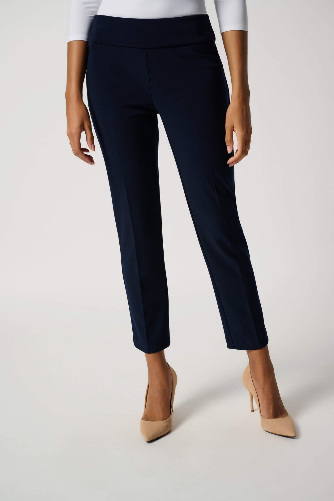 Essential Classic Cropped Pant - Merlot 181089F25