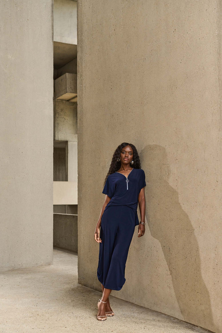 Shore Club  Culotte Jumpsuit - Black 251044